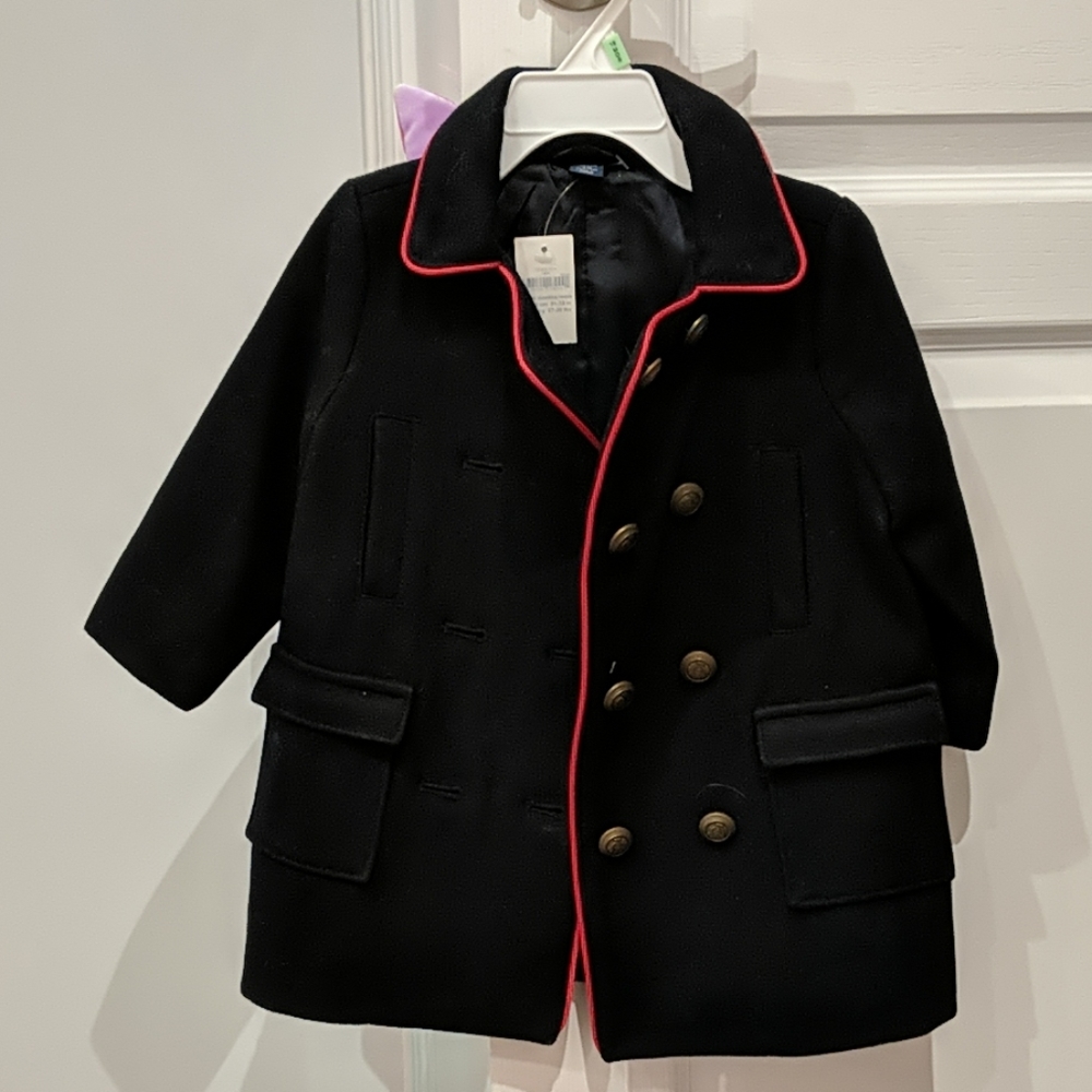 Baby girl peacoat